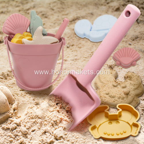Silicone Beach Toy Bucket Set